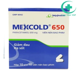 pms-Mexcold 650 -Điều trị các triệu chứng đau, hạ sốt hiệu quả