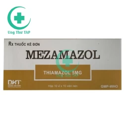 Mezamazol 5mg - Thuốc điều trị tăng hormone tuyết giáp