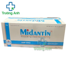 Midantin 1g/0,2g- Thuốc điều trị nhiễm khuẩn hiệu quả