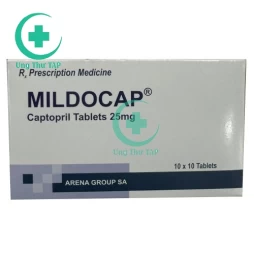 Mildocap - điều trị cao huyết áp, suy tim sung huyết hiệu quả.