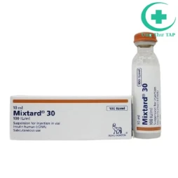 Mixtard 30 100IU/ml 10ml Novo Nordisk - Điều trị đái tháo đường