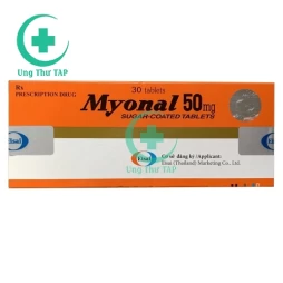 Myonal 50mg - Thuốc điều trị tăng trương lực cơ đau lưng cấp tính