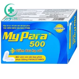 Mypara 500 (viên nén) SPM - Điều trị đau và sốt từ nhẹ đến vừa