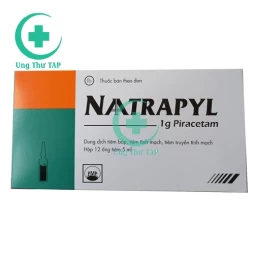 Naatrapyl 1g Pymepharco - Thuốc điều trị di chứng từ đột quỵ