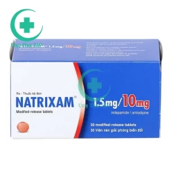 Natrixam 1.5mg/10mg - Thuốc điều trị cho bệnh nhân tăng huyết áp