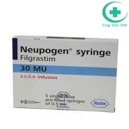 Neupogen Inj 30MU/0.5ml - Thuốc hỗ trợ điều trị ung thư của Mỹ