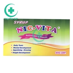 Nic-Vita Siro - Bổ sung Vitamin, khoáng chất cần thiết cho trẻ