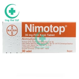 Nimotop Tab 30mg - điều trị rối loạn thần kinh, tâm thần hiệu quả