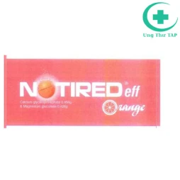 Notired Eff Orange - bổ sung calci, tăng khả năng hấp thu calci.