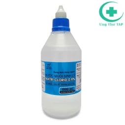Nước muối sinh lý Natri clorid 0,9 % - dung dịch tra mắt, tra mũi