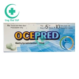 Ocepred 8mg - Thuốc điều trị dị ứng nặng, viêm da dị ứng