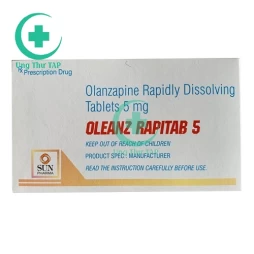 Oleanzrapitab 5 Sun Pharma - Điều trị bệnh tâm thần phân liệt 