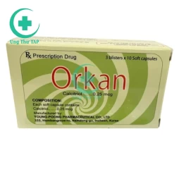Orkan SoftCapsule 0,25mcg Young Poong Pharma - Điều trị còi xương