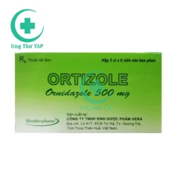 Ortizole 500 - Thuốc điều trị các vấn đề về nhiễm khuẩn