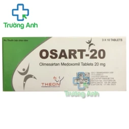 Osart 20 - Thuốc điều trị tăng huyết áp và xơ vữa động mạch