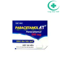Paracetamol A.T 500mg - Thuốc giảm đau, hạ sốt hiệu quả