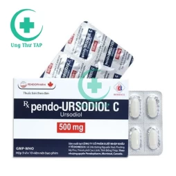 Pendo-Ursodiol C 500mg - điều trị xơ gan, làm tan các sỏi mật thấu xạ