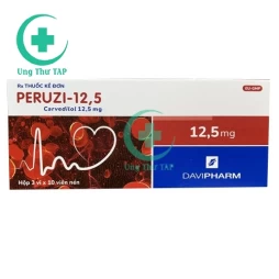 Peruzi 12,5 - điều trị cao huyết áp vô căn, suy tim xung huyết.