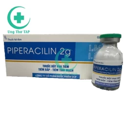 Piperacilin 2g VCP - Thuốc tiêu diệt khuẩn nấm phổ rộng