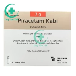 Piracetam Kabi 3g/15ml - Thuốc ngăn ngừa rối loạn thần kinh