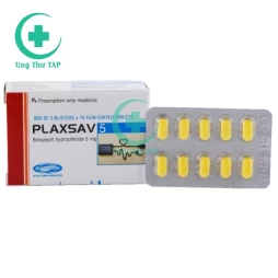 Plaxsav 5 Savipharm - Thuốc điều trị tăng huyết áp, suy tim