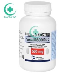 PMS-Ursodiol C 500mg - Thuốc điều trị xơ gan ứ mật hiệu quả