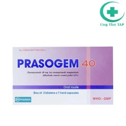 Prasogem 40mg - Thuốc điều trị viêm loét dạ dày tá tràng