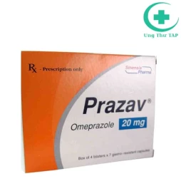 Prazav 20mg Liconsa - Thuốc điều trị viêm loét dạ dày tá tràng