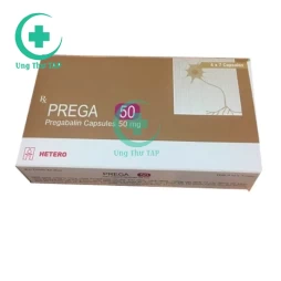 Prega 50 - Thuốc điều trị đau thần kinh và bổ trợ động kinh cục bộ