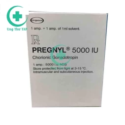 Pregnyl 5000IU Organon - Thuốc điều trị vô sinh ở cả nữ và nam