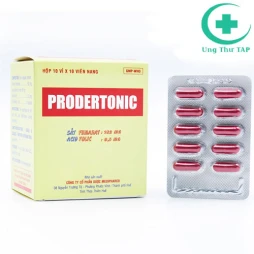 Prodertonic- Thuốc điều trị và dự phòng do thiếu máu, acid Folic 