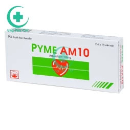 Pyme AM10 Pymepharco - Điều trị tăng huyết áp, đau thắt ngực