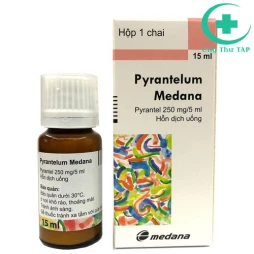 Pyrantelum Medana - Điều trị giun đũa, giun móc, giun kim