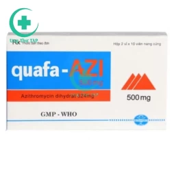 Quafa-Azi 500mg - Thuốc điều trị viêm phế quản cấp, viêm phổi
