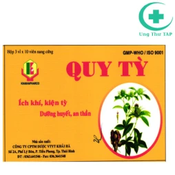 Quy tỳ Khaihapharco - Điều trị tim đập nhanh, ngủ hay mê