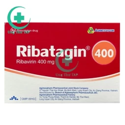 Ribatagin 400 Agimexpharm - Thuốc điều trị bệnh viêm gan C