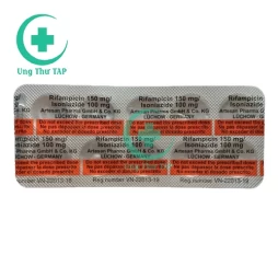 Rifampicin 150/ Isoniazide 100 Artesan - Điều trị lao phổi