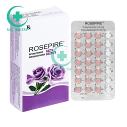 Rosepire 3mg/0,02mg - Thuốc điều trị tránh thai hiệu quả