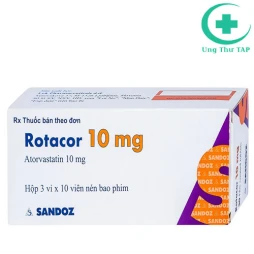 Rotacor 10mg - Thuốc điều trị làm giảm cholesterol toàn phần