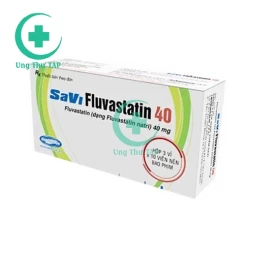 SaVi Fluvastatin 40 - Thuốc điều trị rối loạn lipid huyết