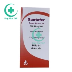 Santafer - Thuốc điều trị thiếu máu, bổ sung sắt cho cơ thể