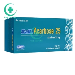 SaVi Acarbose 25 - Thuốc điều trị đái tháo đường tuýp II