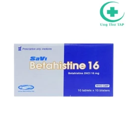 Savi Betahistine 16 - Thuốc điều trị chóng mặt, đau đầu, ù tai