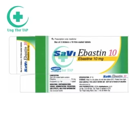 SaVi Ebastin 10 - Thuốc điều trị viêm mũi dị ứng hiệu quả