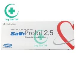 SaViProlol 2,5 - Thuốc điều trị tăng huyết áp hiệu quả, an toàn