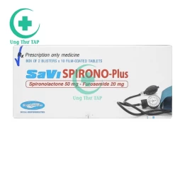 Savispirono-Plus - Thuốc điều trị tăng huyết áp vô căn hiệu quả