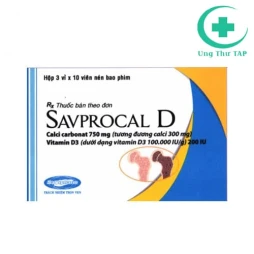 Savprocal D - Thuốc hỗ trợ điều trị đặc hiệu bệnh loãng xương 