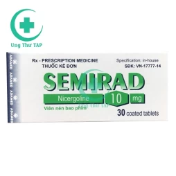 Semirad - Điều trị rối loạn tuần hoàn não, thiếu máu cục bộ