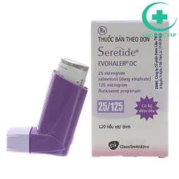 Seretide Evohaler DC 25/125mcg - Điều trị tắc nghẽn đường dẫn khí