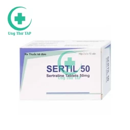 Sertil 50 - Điều trị bệnh trầm cảm nặng, rối loạn hoảng sợ